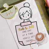 NOTE TO SELF  | JOURNALING CARD | PLANNER DECO | POSEMII COLLECTION