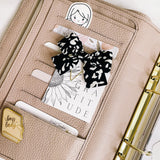 BOW PLANNER CLIP | Leopard theme