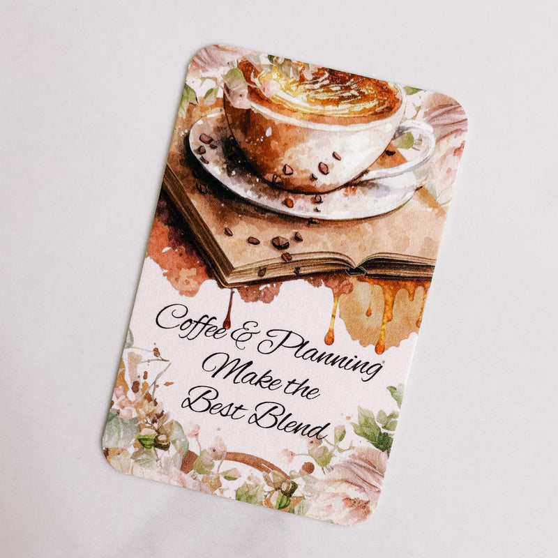 JOURNALING CARD | PLANNER DECO | COFFEE AND PLANNING