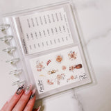 Refill Pockets - for Sticker Sheets & Journaling Card Storage Album -  3 Color Options