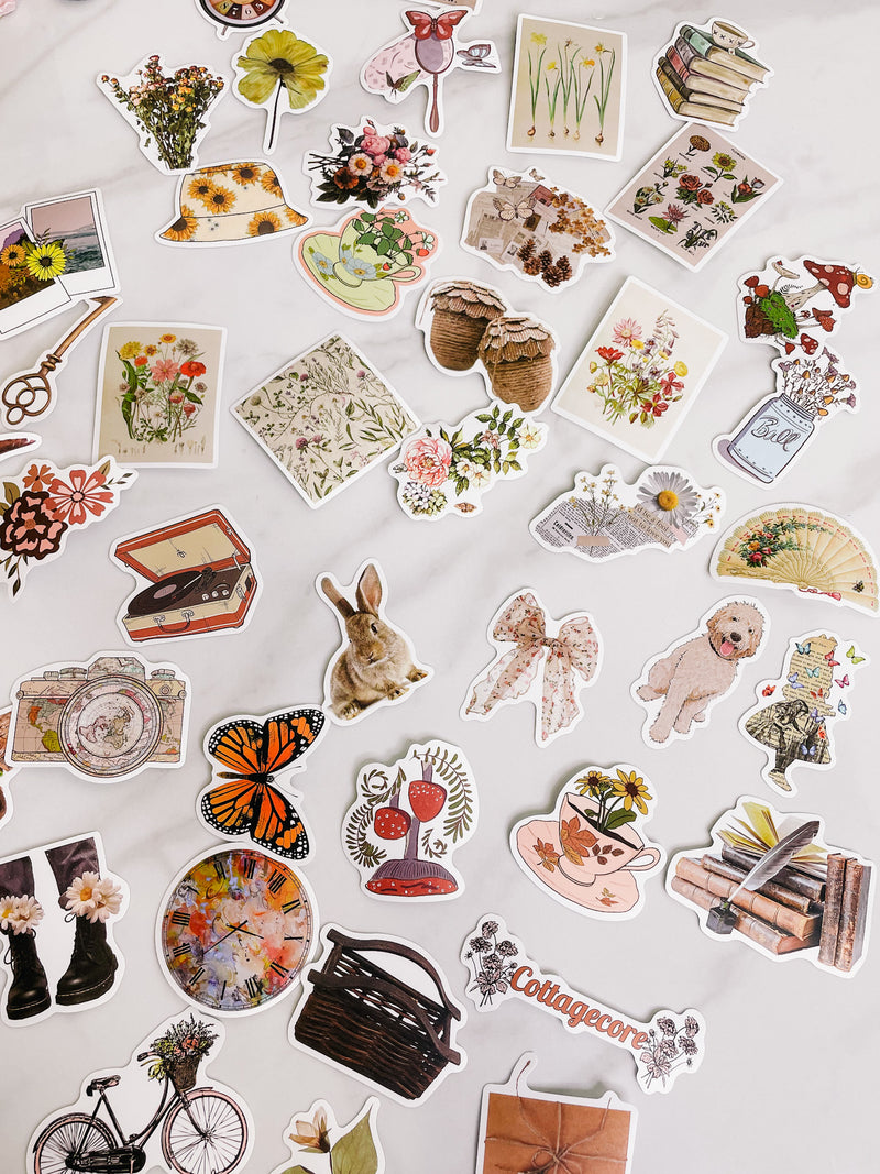 40 Piece Sticker Assortment | DECO STICKERS | Matte