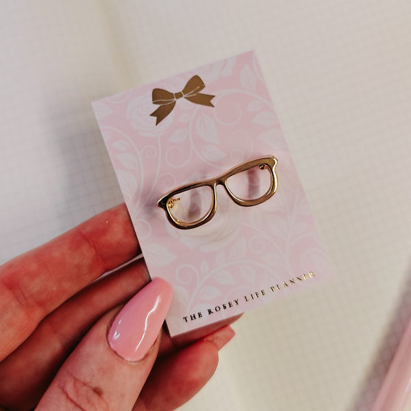 FASHIONISTA COLLECTION | GLASSES PIN - PLANNER - PEN CASE CHARM