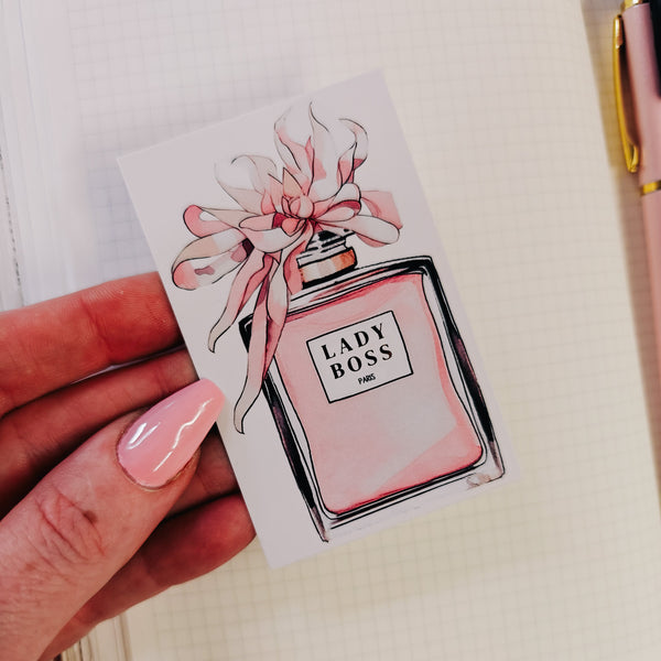 LADY BOSS ROSE GOLD | JOURNALING CARD | PLANNER DECO | BOSS FASHIONISTA