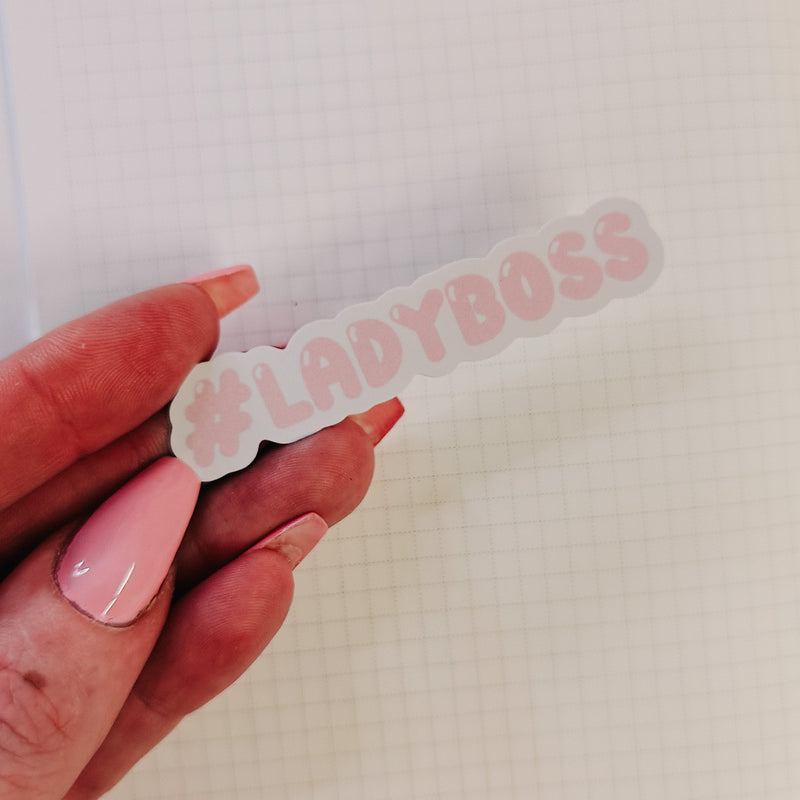 DIE CUT STICKER - LADY BOSS - FASHIONISTA COLLECTION