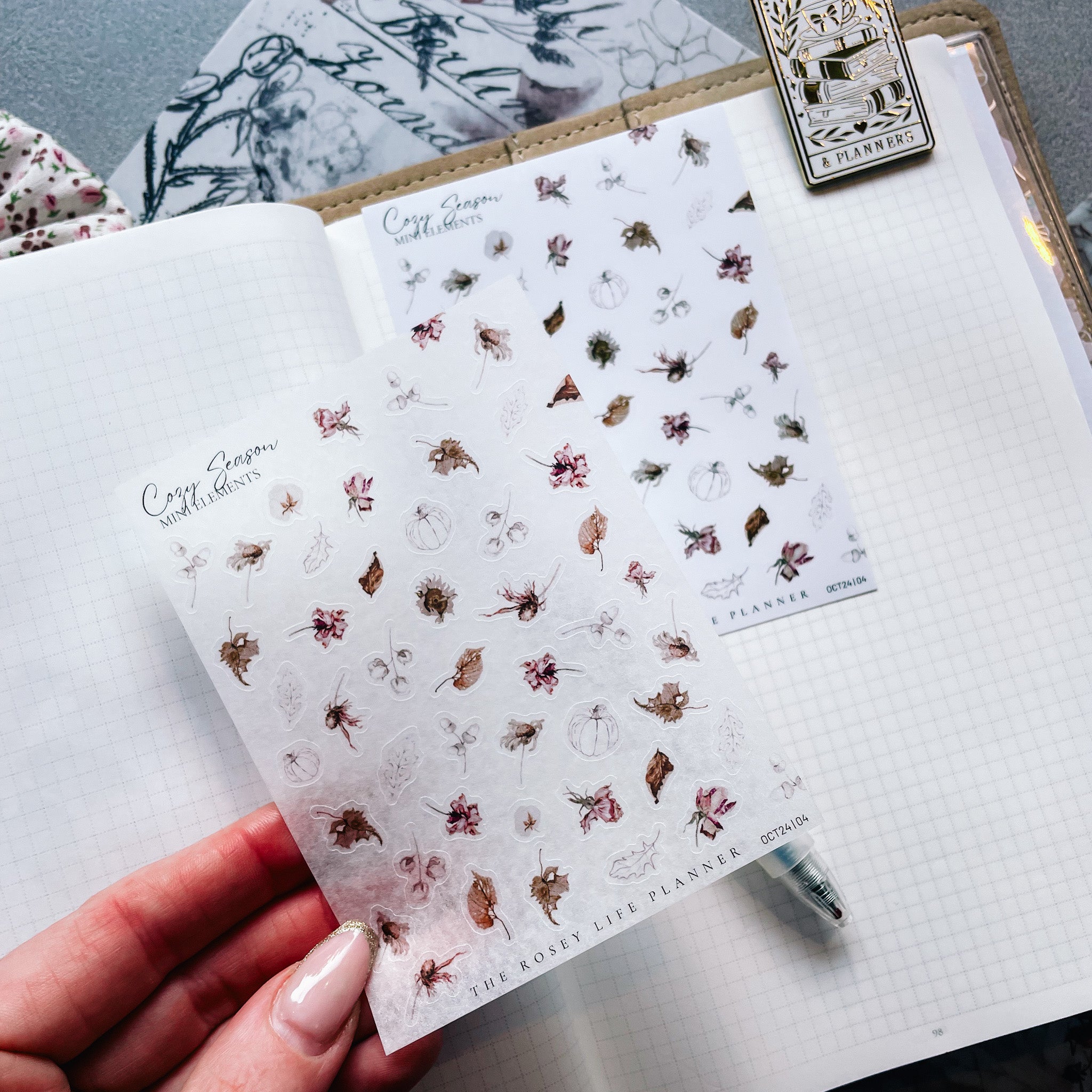 DECO STICKERS | SHEET 4 | CLEAR/ MATTE | OCT24 COLLECTION ...