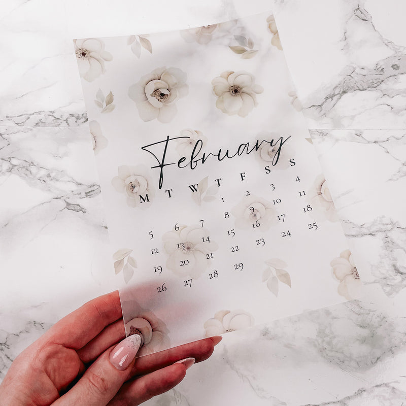 PLANNER DASHBOARD | ROSEY NUDES -  VELLUM | FEB24 COLLECTION