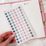 FUNCTIONAL DOT VINYL STICKERS - COMMON PLACING DOTS