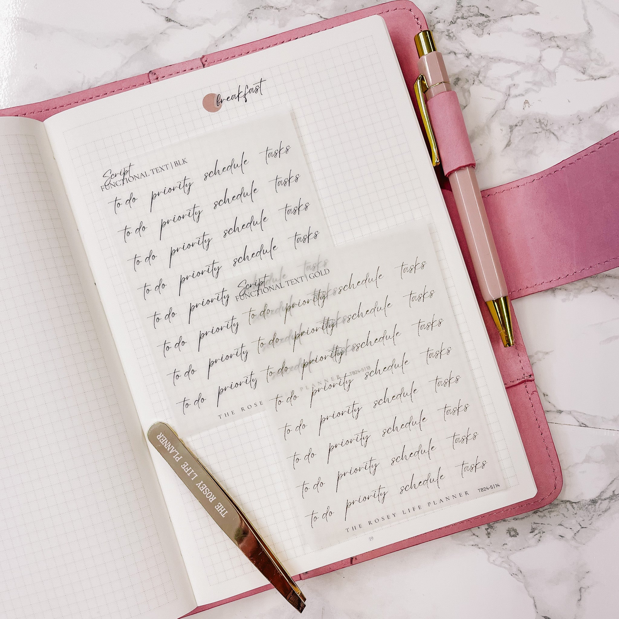 Script Sheets - Transparent - Gold or Black - 10 options ...