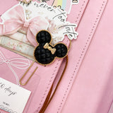 MOUSE EARS WITH BOW PLANNER CLIPS | 3 Colors