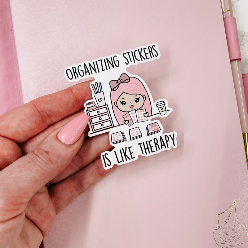 ROSEY POSEY - ORGANIZING STICKERS | DIE CUT STICKER | VINLY GLOSS