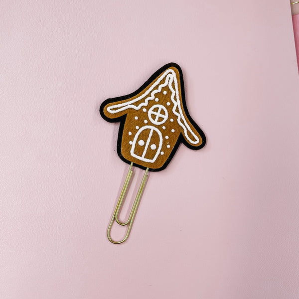 Gingerbread House Paper Clip