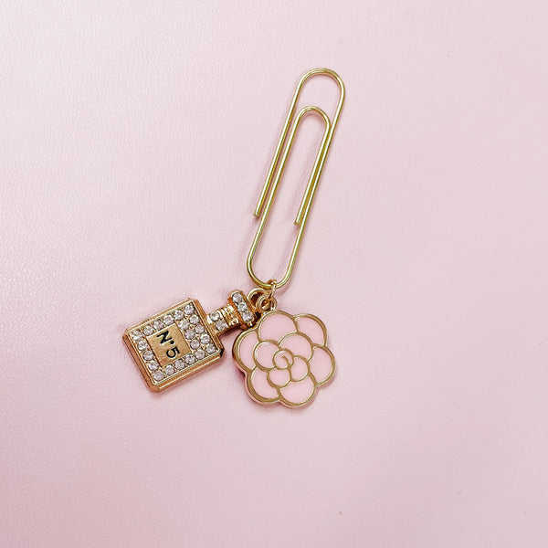 Pink Lux Perfume Charm Paper clip