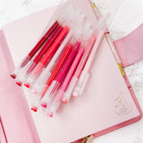 COLORED PEN SET | PINK OR BROWN