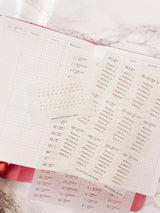 2025 DATE STICKER FOR ALL ROSEY PLANNERS | GOLD OR BLACK