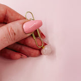 Pink Pumpkin Paper clip