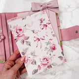 PENCIL BOARD WITH TODAY TAB - BOWS & ROSES - PLASTIC