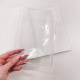 A5 Clear Card & Zipper Pouch- Pockets