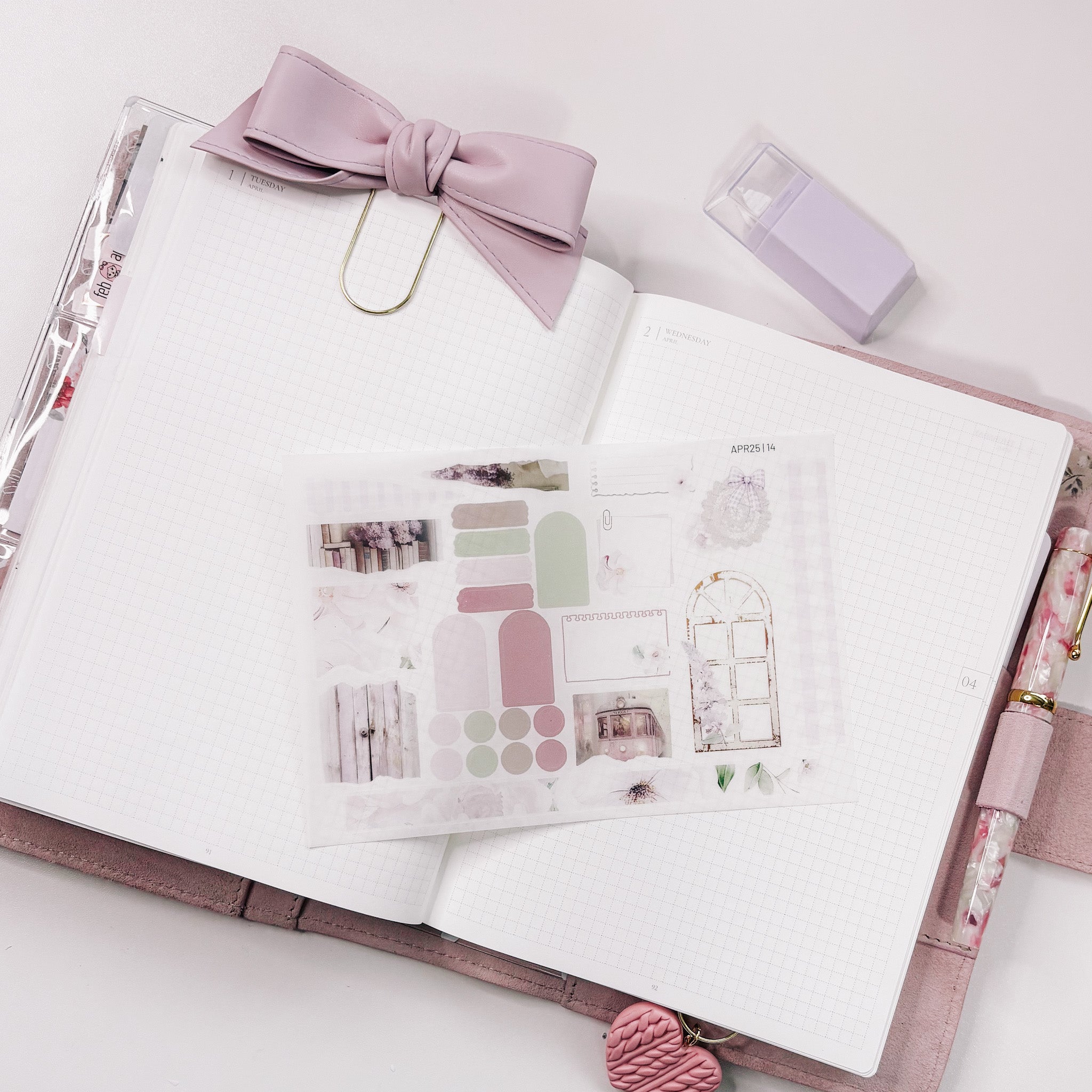 DECO STICKERS | SHEET 14 | CLEAR/ MATTE | APRIL25 COLLECTION ...