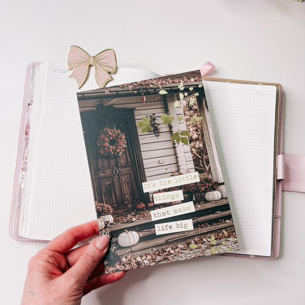 PLANNER JOURNAL CARD A5 - TRIGGER WORDS  | OCT 2025 COLLECTION