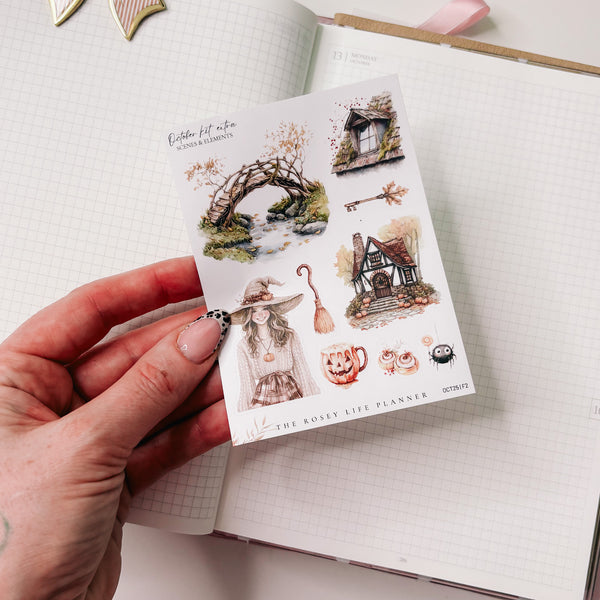 DECO STICKERS  | SHEET F1 & F2 | CLEAR/ MATTE  | OCTOBER 2025 COLLECTION