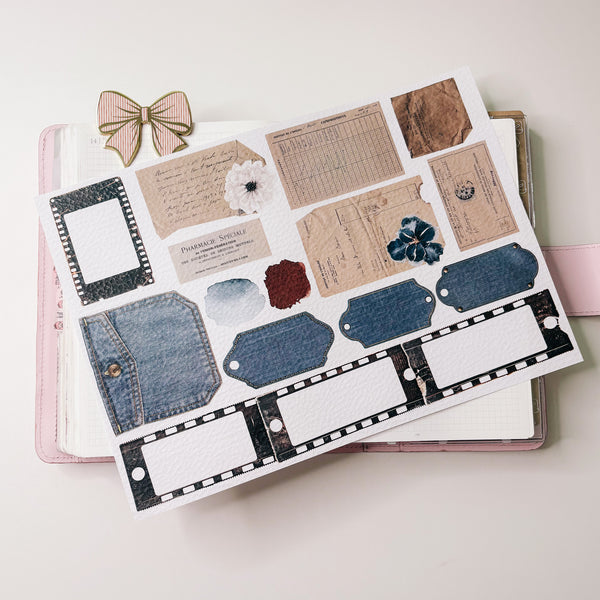 A4 DECO SHEET | TEXTURED PAPER - OCTOBER 2025