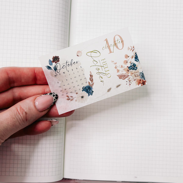 OCT25 | MINI SHEET CLEAR MATTE - MINI STICKERS