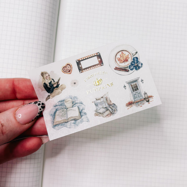 OCT25 | MINI SHEET CLEAR MATTE - MINI STICKERS