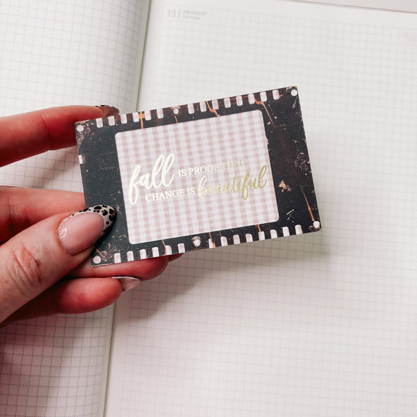JOURNALING CARD | PLANNER DECO | OCT25