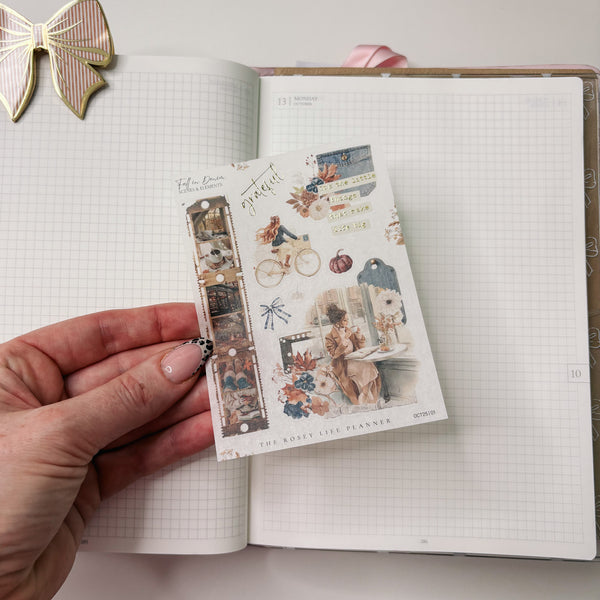 DECO STICKERS  | SHEET 1 | CLEAR/ MATTE  | OCTOBER 2025 COLLECTION