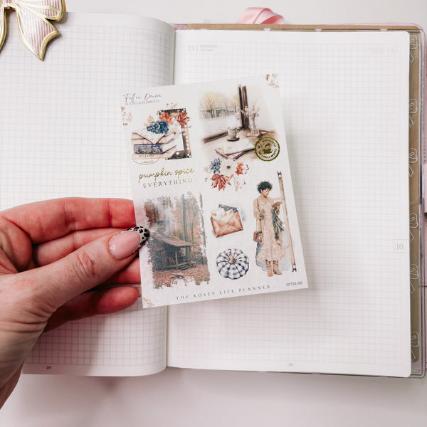 DECO STICKERS  | SHEET 2 | CLEAR/ MATTE  | OCTOBER 2025 COLLECTION