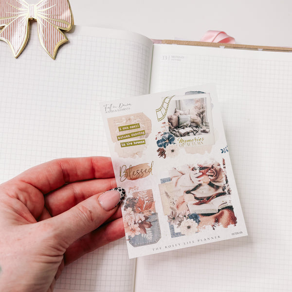 DECO STICKERS  | SHEET 5 | CLEAR/ MATTE  | OCTOBER 2025 COLLECTION