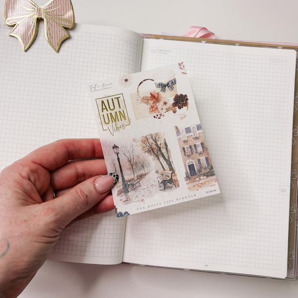 DECO STICKERS  | SHEET 6 | CLEAR/ MATTE  | OCTOBER 2025 COLLECTION