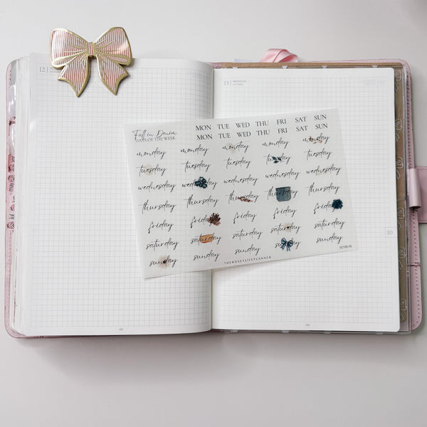 STICKERS | SHEET 10 | CLEAR | OCTOBER 25 COLLECTION