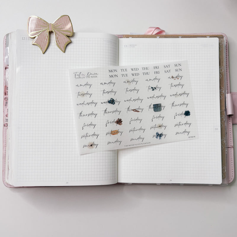 STICKERS | SHEET 10 | CLEAR | OCTOBER 25 COLLECTION