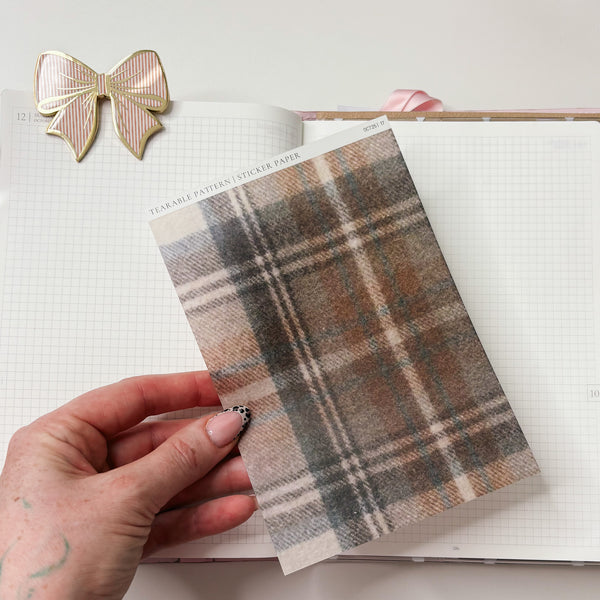 TEARABLE STICKER  | SHEET 17 | CLEAR  | OCTOBER 25 COLLECTION