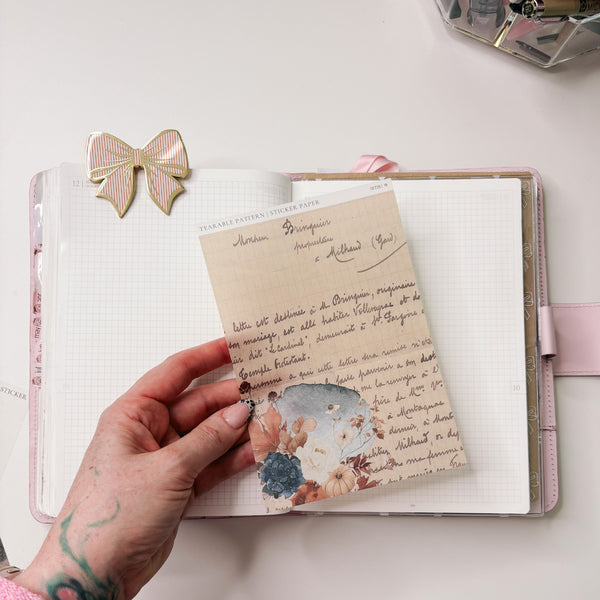 TEARABLE STICKER  | SHEET 18 | CLEAR  | OCTOBER 25 COLLECTION