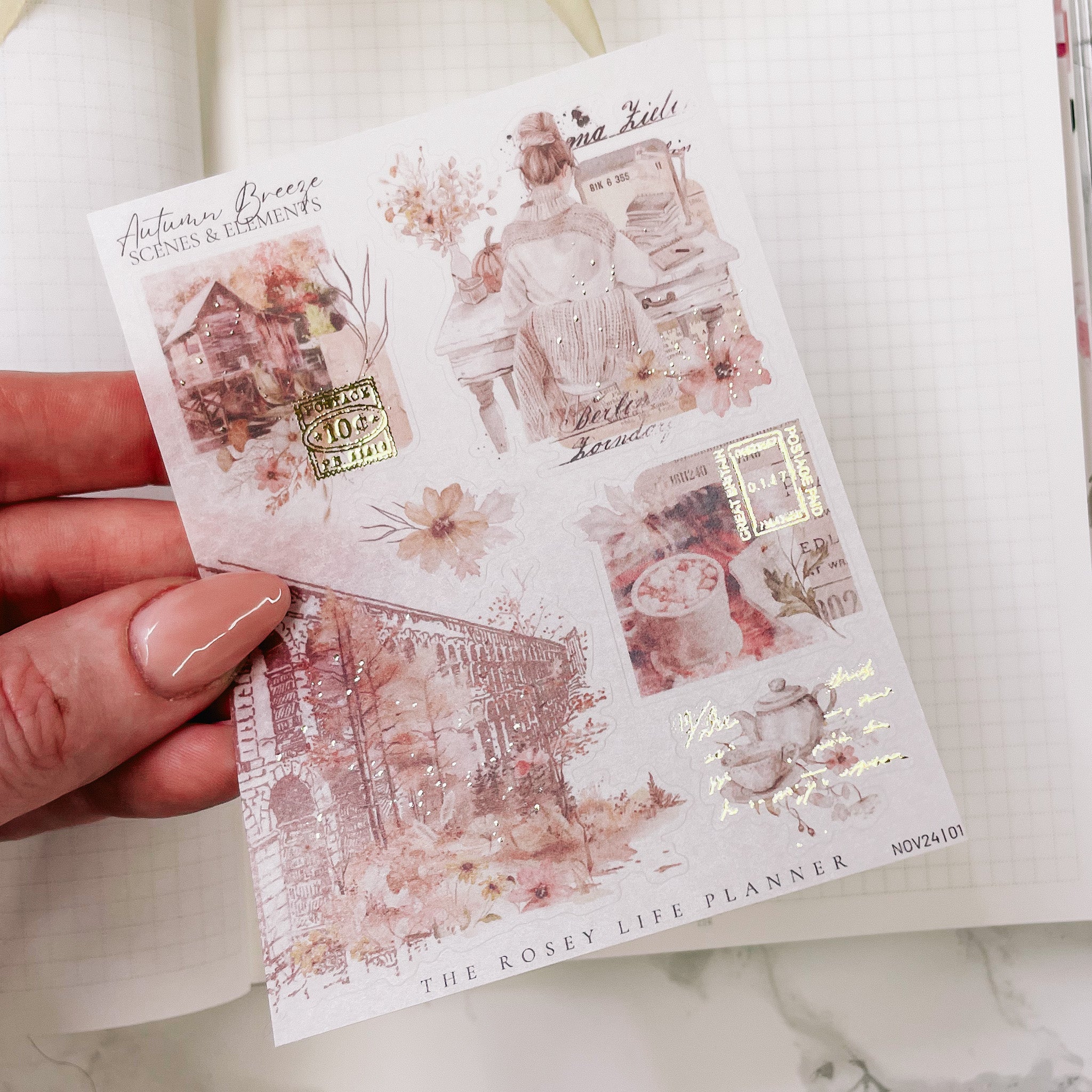 DECO STICKERS | SHEET 1 | CLEAR/ MATTE | NOV24 COLLECTION ...