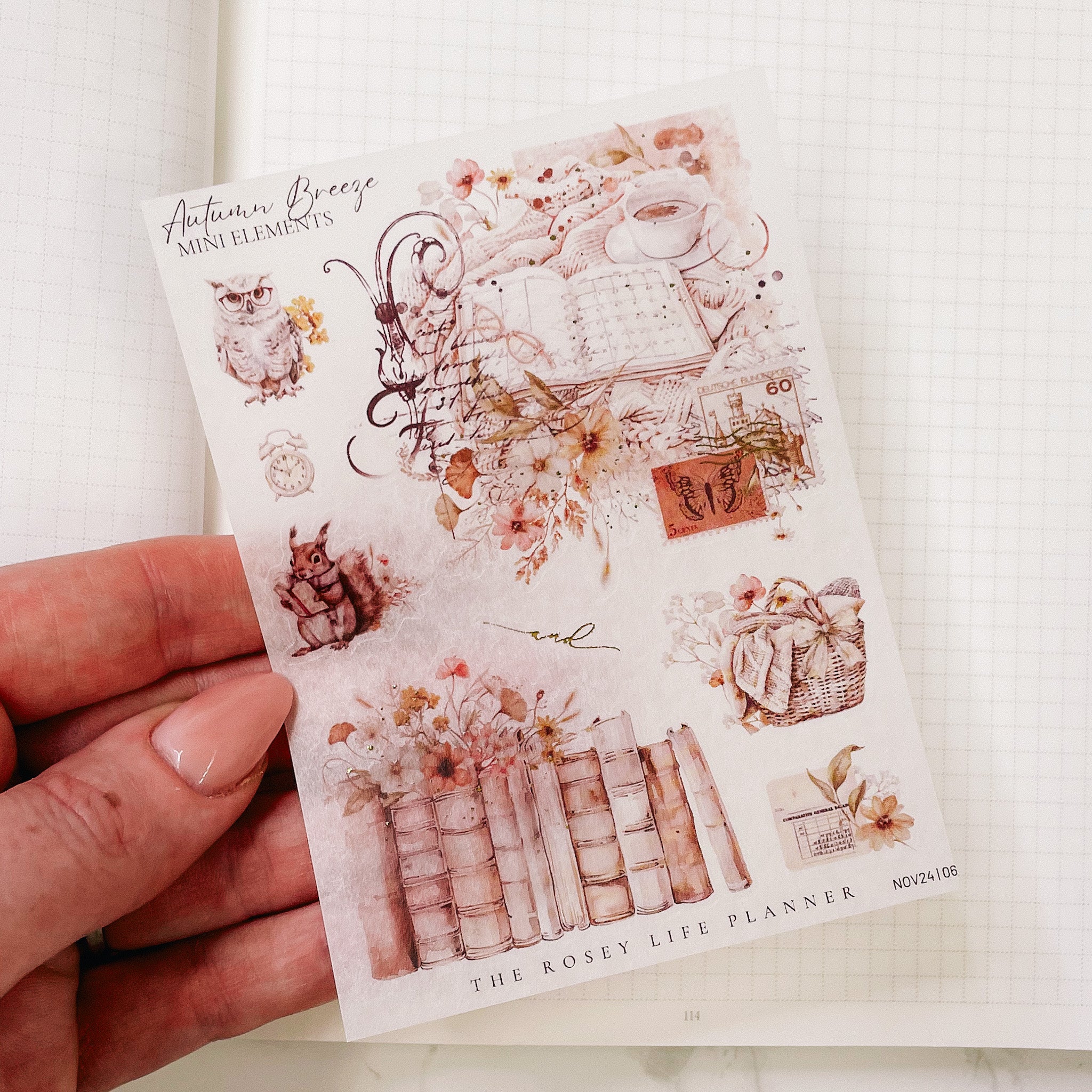 DECO STICKERS | SHEET 6 | CLEAR/ MATTE | NOV24 COLLECTION ...
