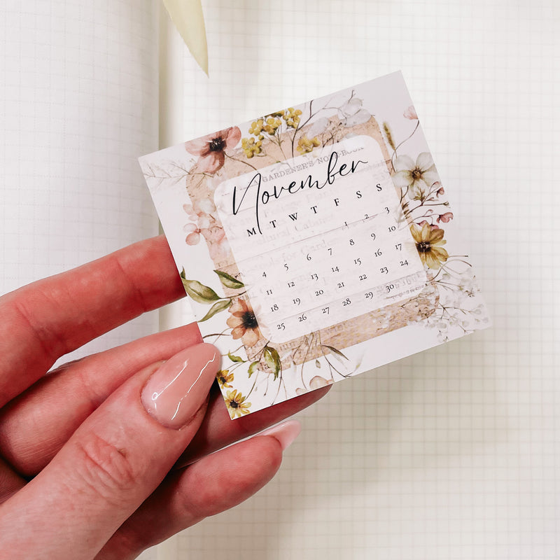 JOURNALING CARD | PLANNER DECO | NOV24