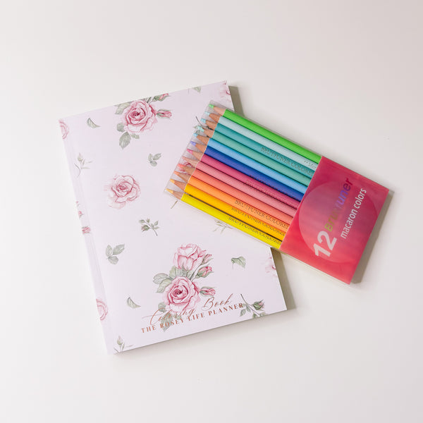 AFFIRMATION COLORING BOOK  | A5 BOUND | ROSEGOLD COVER