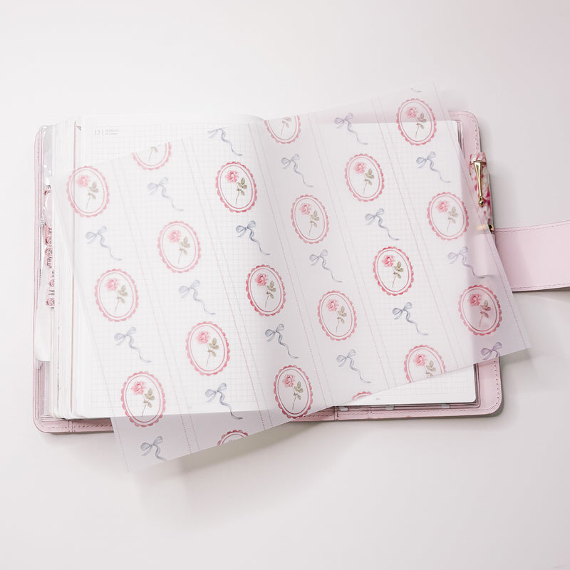 A4 DECO SHEET | VELLUM - RELAX LOVELIE