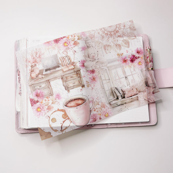 A4 DECO SHEET | VELLUM - RELAX LOVELIE