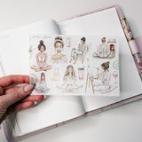 RELAX LOVELIE COLLECTION | STICKERS 1-12 or ALL 12 BUNDLE DEAL | CLEAR MATTE