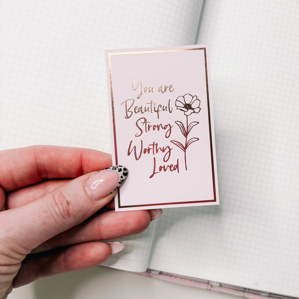 JOURNALING CARD | PLANNER DECO | Relax lovelie