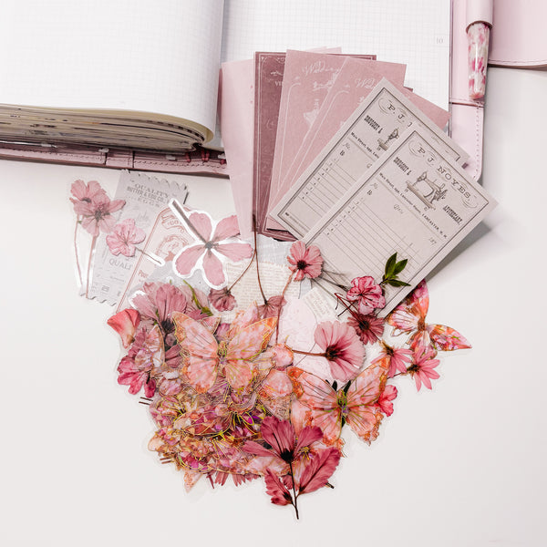 Ephemera Package - SET 75 pcs| Stickers and Paper Die Cuts  - Relax Lovelie