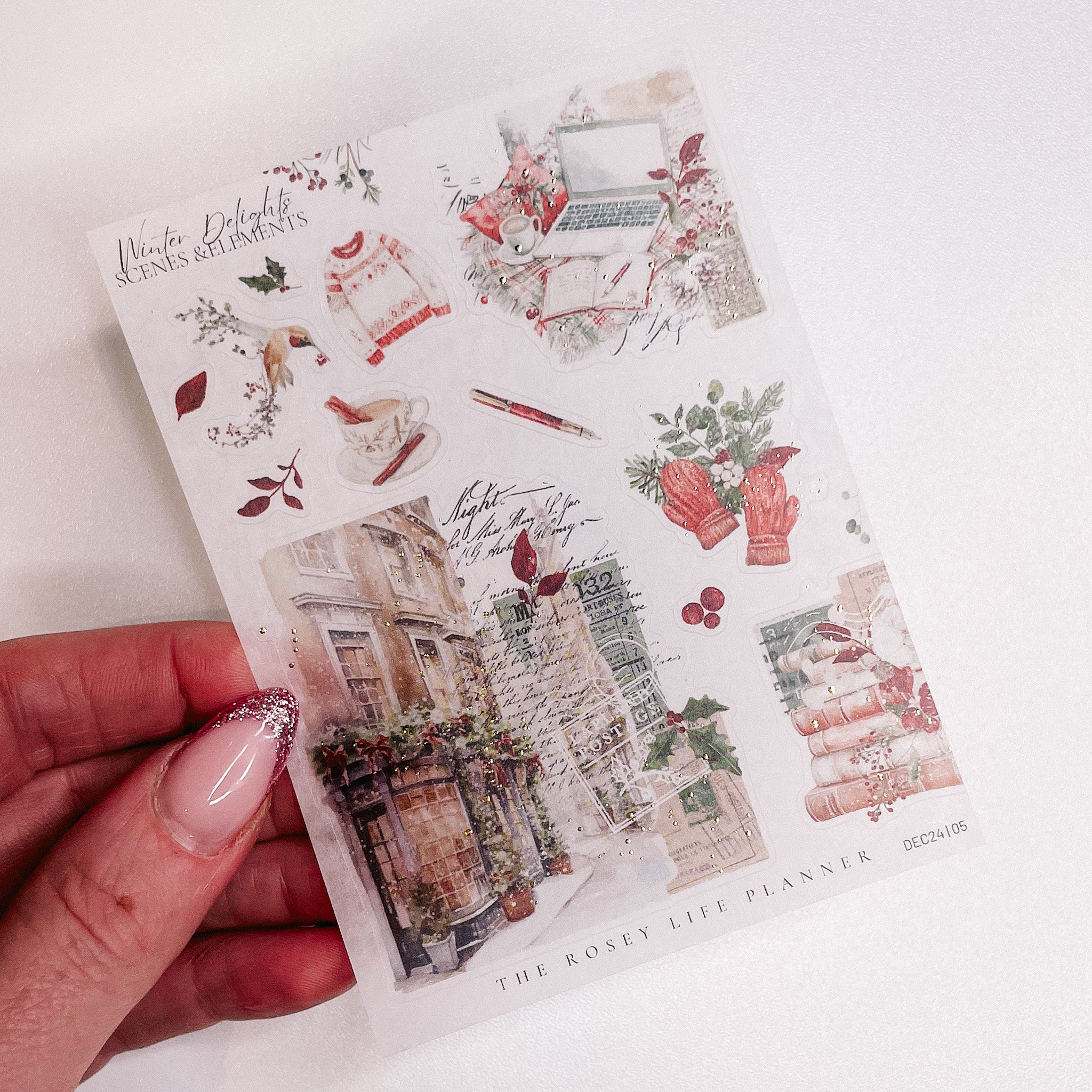 DECO STICKERS | SHEET 5 | CLEAR/ MATTE | DEC24 COLLECTION ...