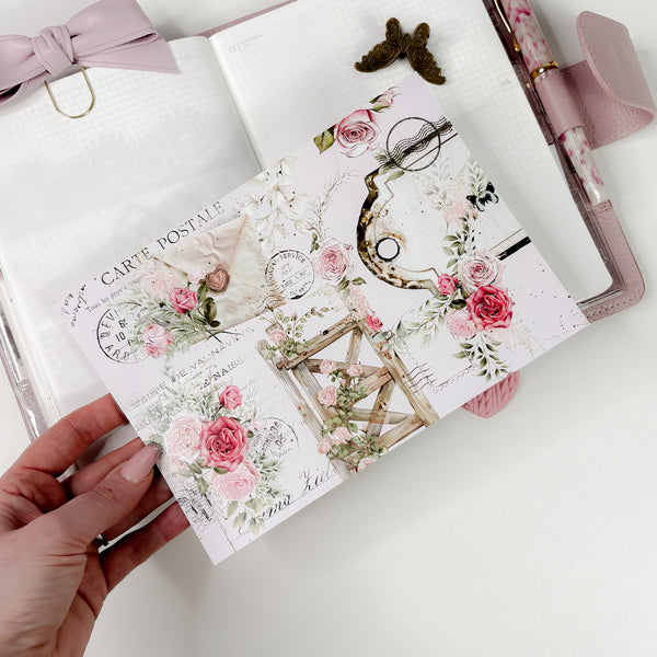 PLANNER JOURNAL CARD A5 | CARD WITH PLANNING ROUTINE  | MAY25 COLLECTION