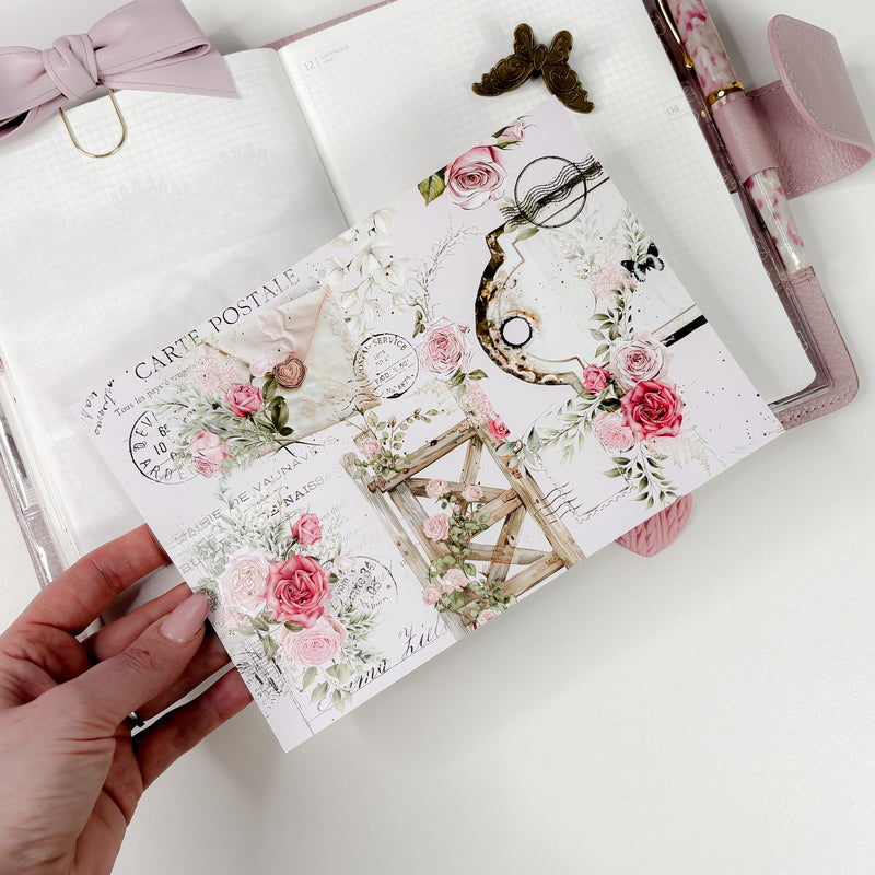 PLANNER JOURNAL CARD A5 | CARD WITH PLANNING ROUTINE  | MAY25 COLLECTION