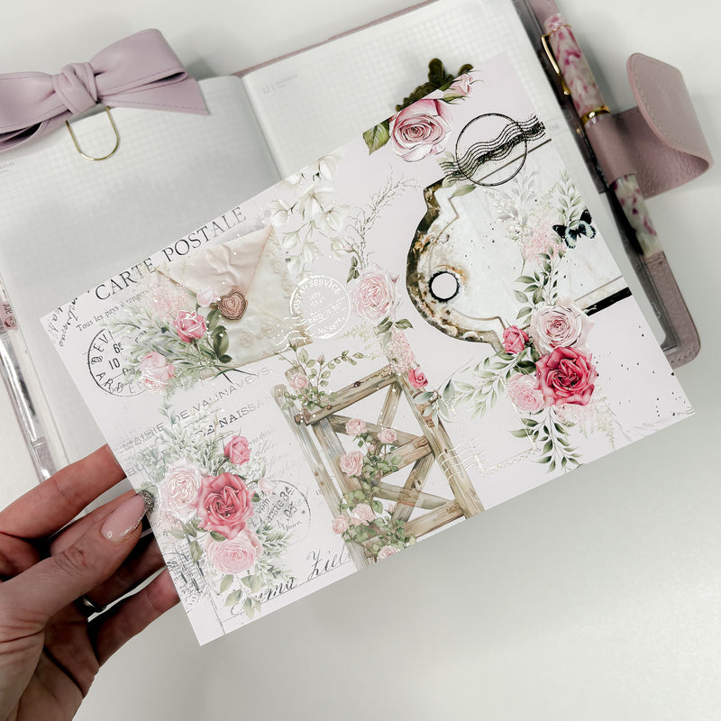 PLANNER JOURNAL CARD A5 | CARD WITH PLANNING ROUTINE  | MAY25 COLLECTION