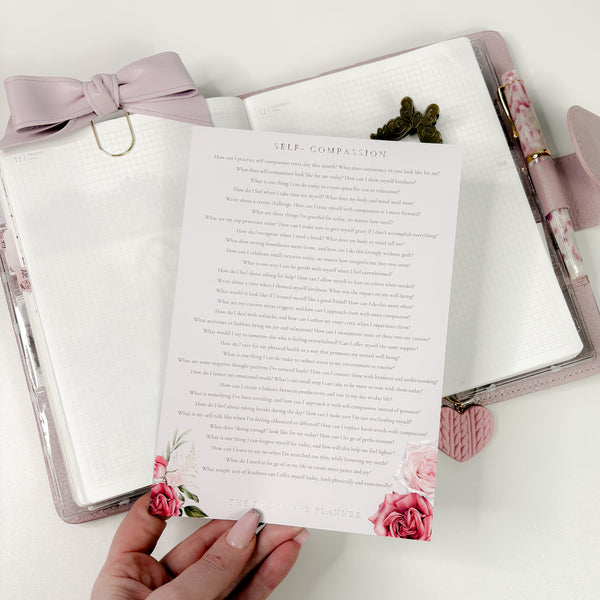 PLANNER JOURNAL CARD A5 | CARD WITH PLANNING ROUTINE  | MAY25 COLLECTION